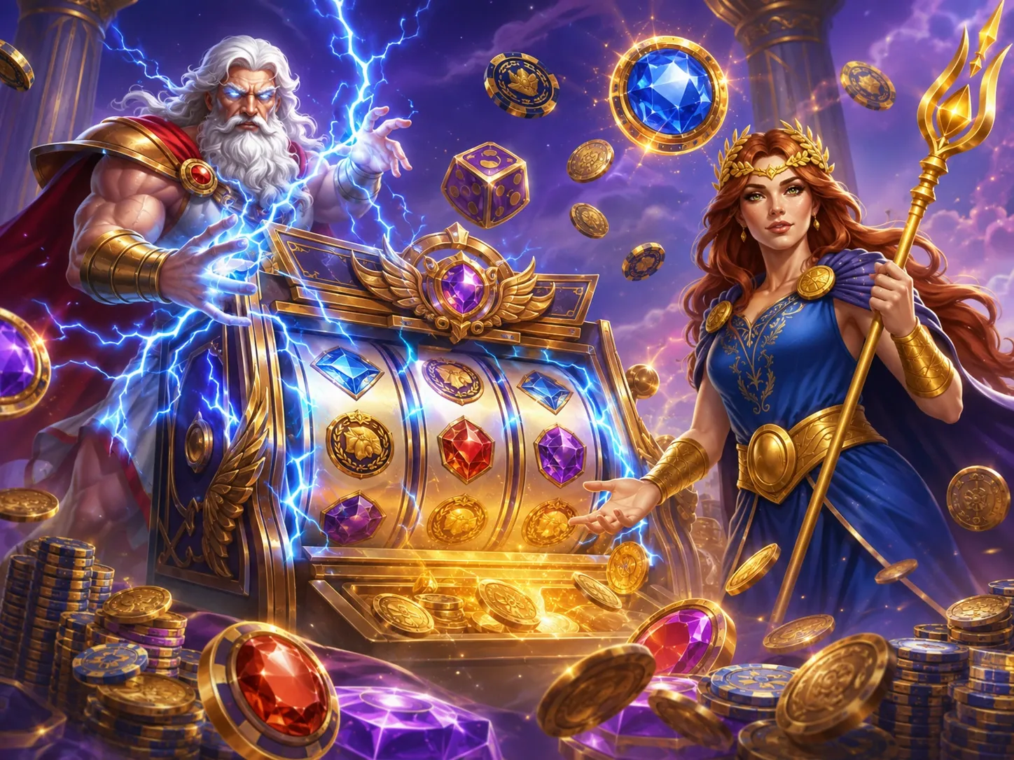 Divine Slots Of Lightning Wealth